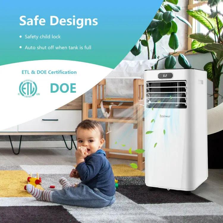 8000BTU 3-in-1 Portable Air Conditioner with Remote Control, photo 3 of 12