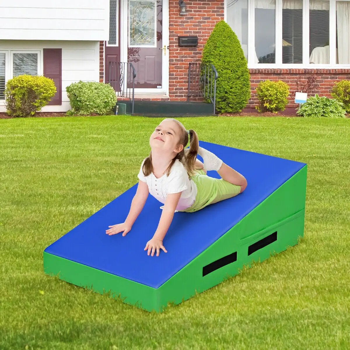 Incline Gymnastics Mat Wedge Ramp Gym Tumbling Exercise Mat, photo 33 of 39