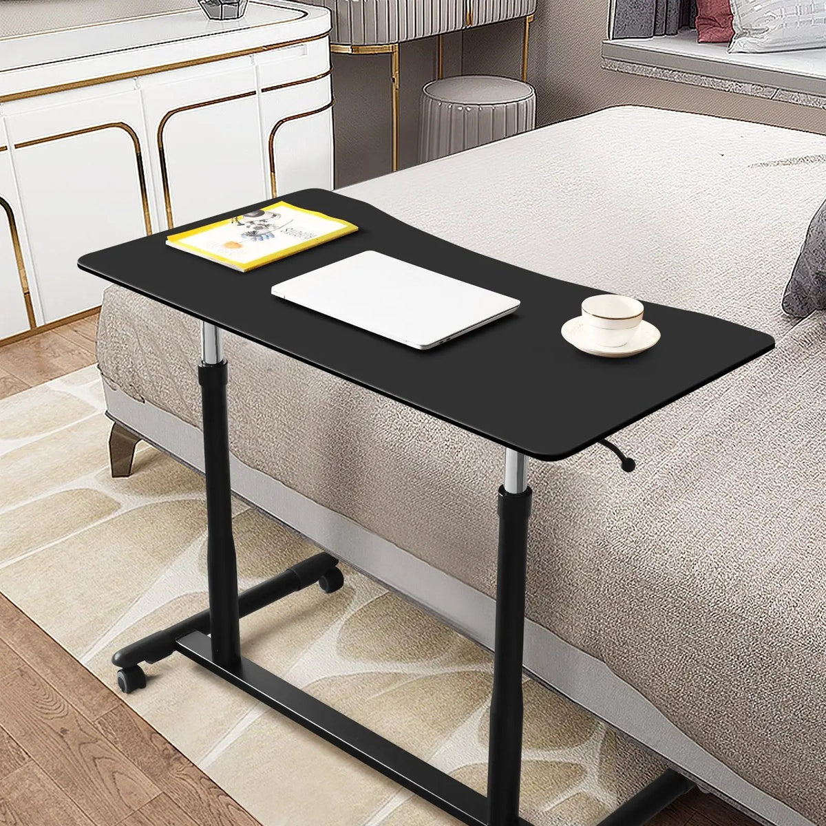 Height Adjustable Computer Desk Sit to Stand Rolling, photo 2 of 11