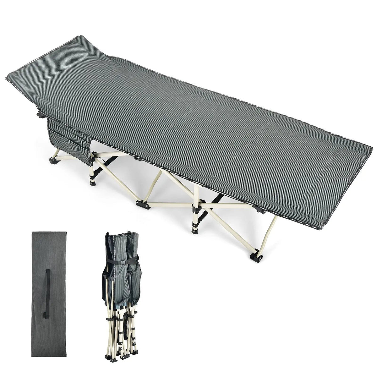 Wide Foldable Camping Cot with Carry Bag, photo 5 of 8