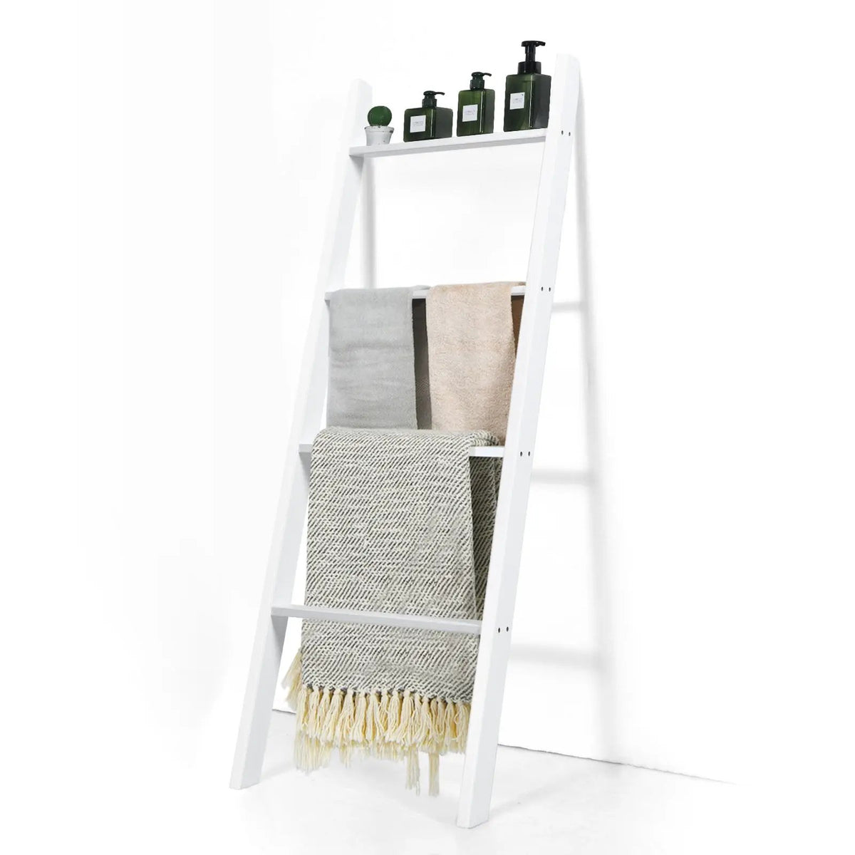 4-Tier Wall Leaning Ladder Shelf Stand, photo 9 of 9