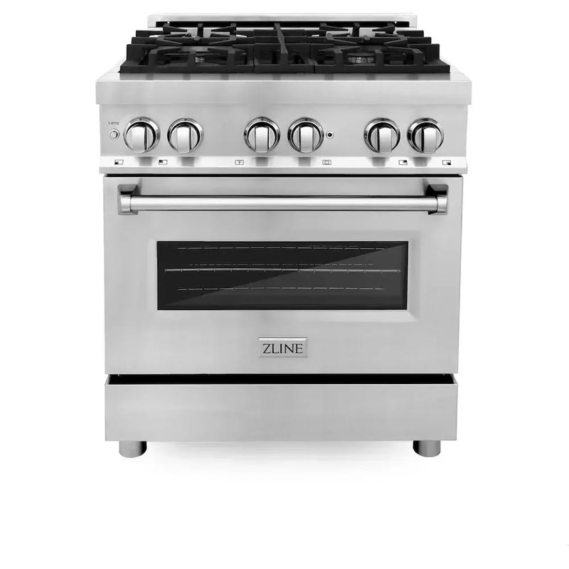 ZLINE 36" Bundled Stainless DualRange RangeHood Dishwasher 3KP-RARH36-DWV by Farmhouse Kitchen and Bath