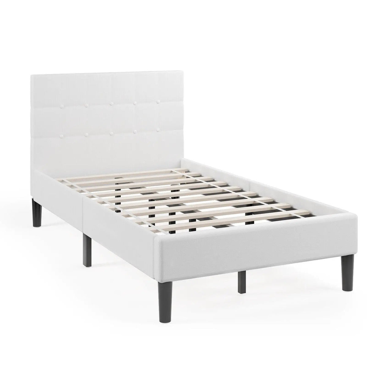 Platform Bed with Button Tufted Headboard, photo 3 of 9