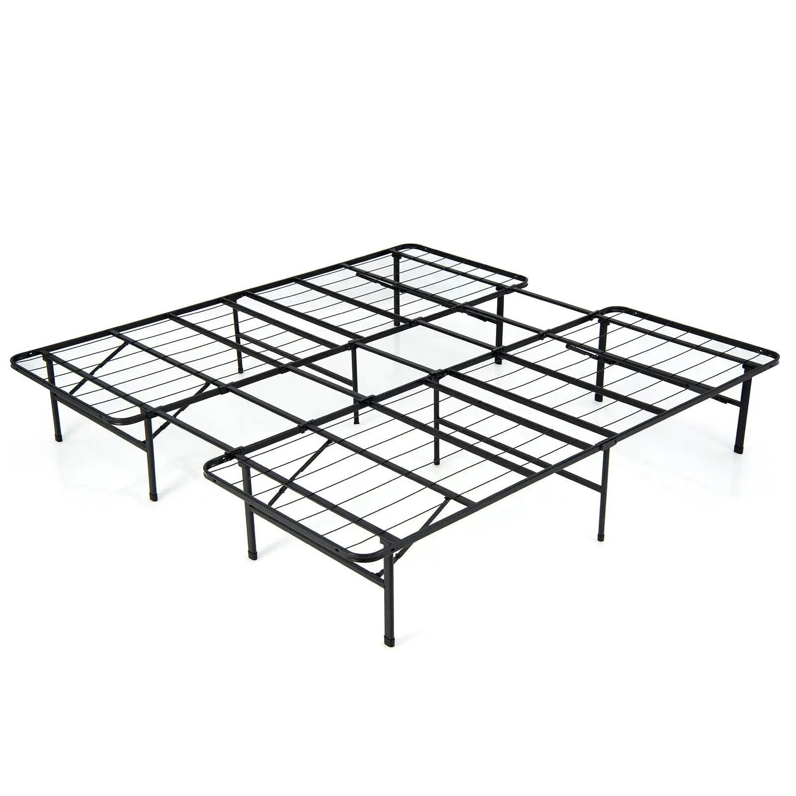 Full/King Size Folding Steel Platform Bed Frame for Kids and Adults by DirectDeals