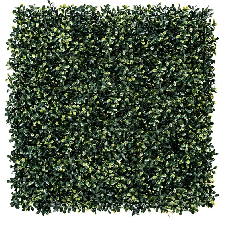 12 Pieces Artificial Peanut Leaf Hedges Panels by DirectDeals