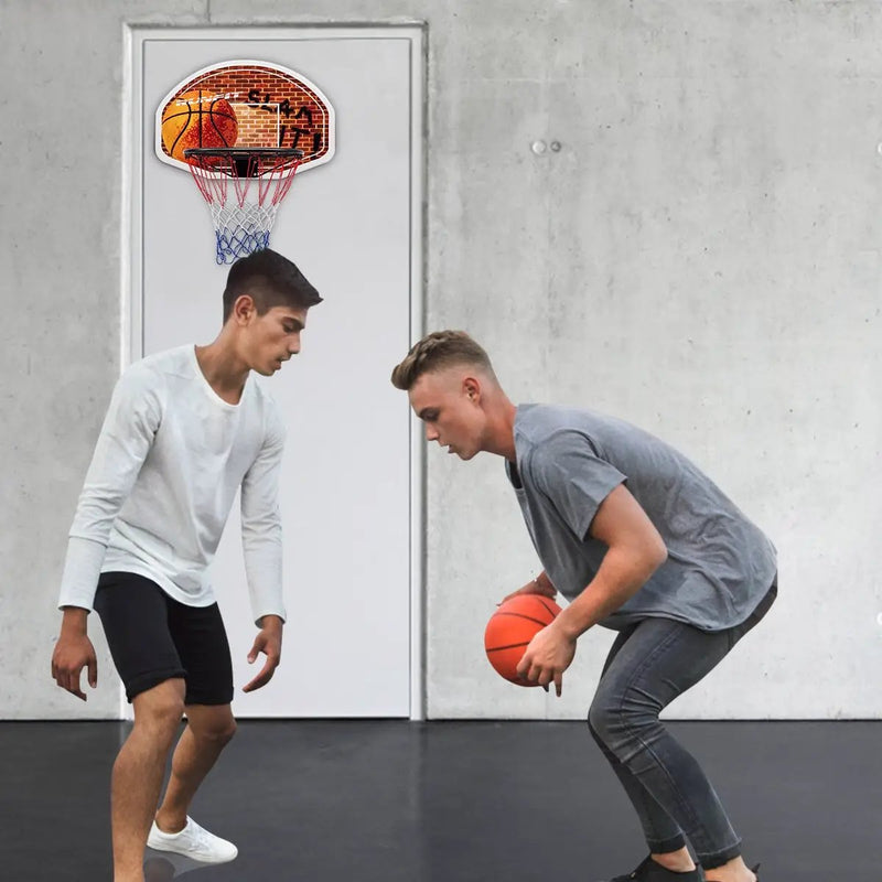 Wall Mounted Fan Backboard with Basketball Hoop and 2 Nets by DirectDeals