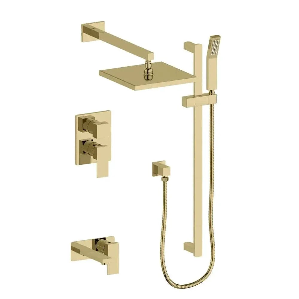ZLINE Bliss Shower System Oversized Shower Head, BLS-SHS16-PG by Farmhouse Kitchen and Bath