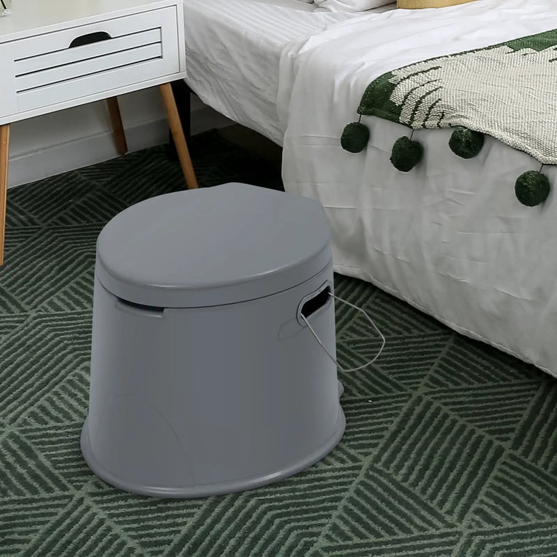 5L Portable Travel Toilet with Paper Holder for Outdoor by DirectDeals