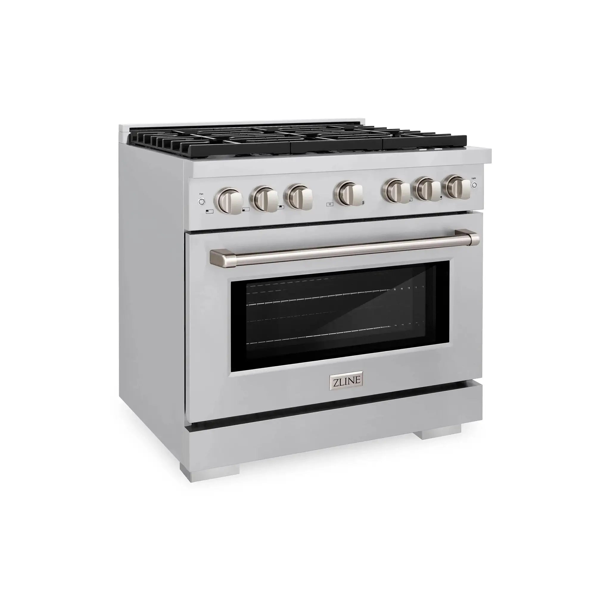 ZLINE 36"Paramount Dual Fuel Range Stainless Steel, SDR36 by Farmhouse Kitchen and Bath
