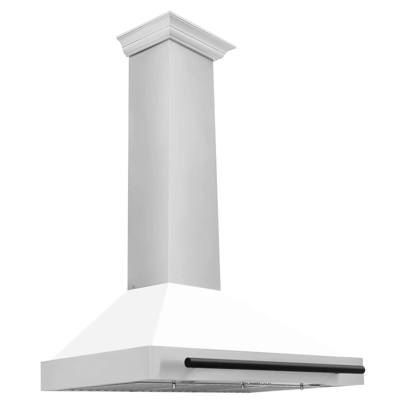 ZLINE 36" Autograph Stainless Wall Range Hood KB4STZ-WM36-MB by Farmhouse Kitchen and Bath