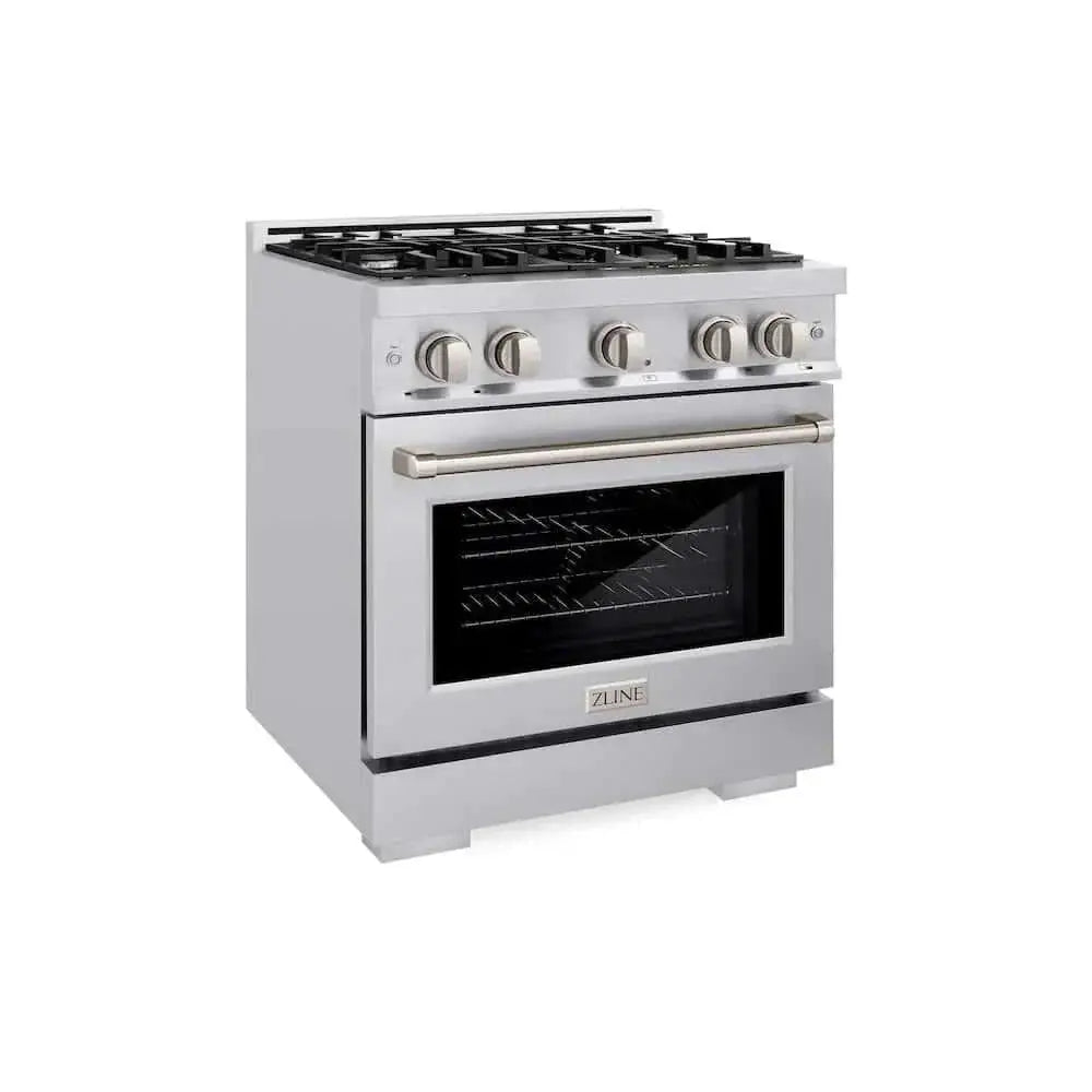 ZLINE 30" Select Gas Range Convection Gas Oven Stainless Steel HGR30 by Farmhouse Kitchen and Bath