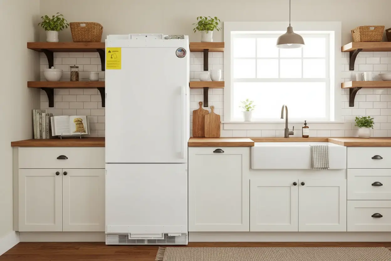 Kucht 30" Built-In Panel Ready Refrigerator Column KR300TR by Farmhouse Kitchen and Bath