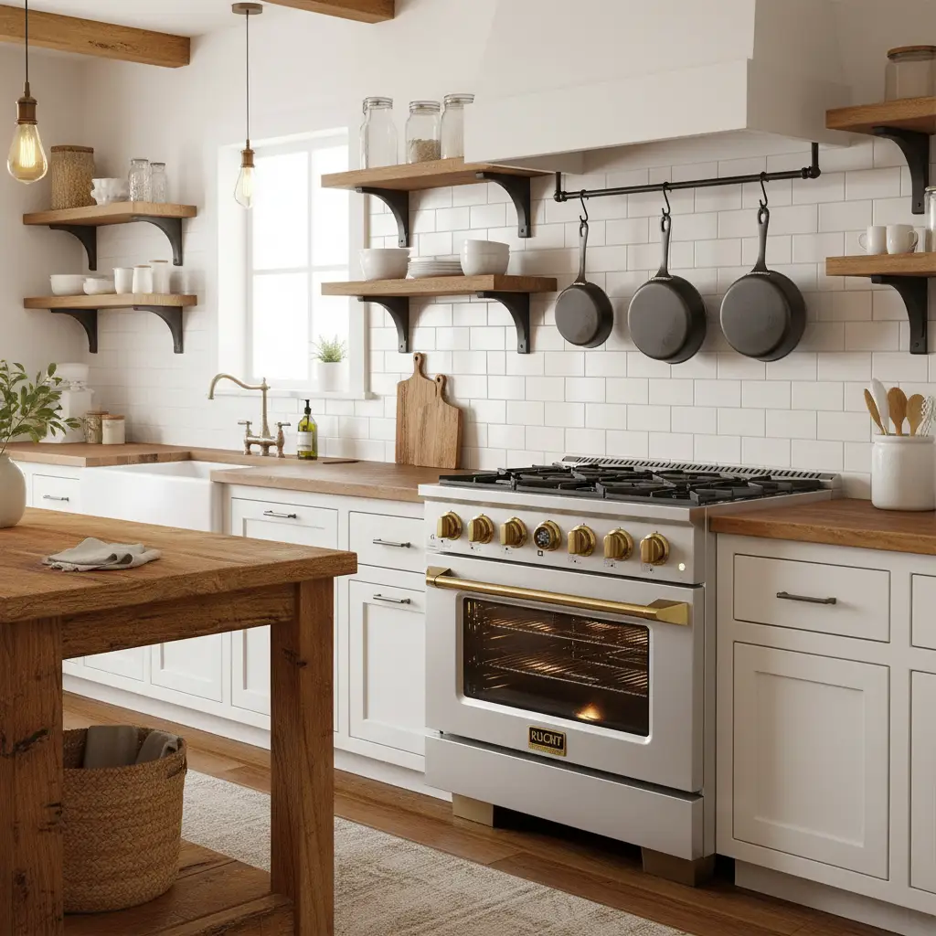 Kucht KX Series 36" Freestanding Dual Fuel Range KXP36-GL by Farmhouse Kitchen and Bath