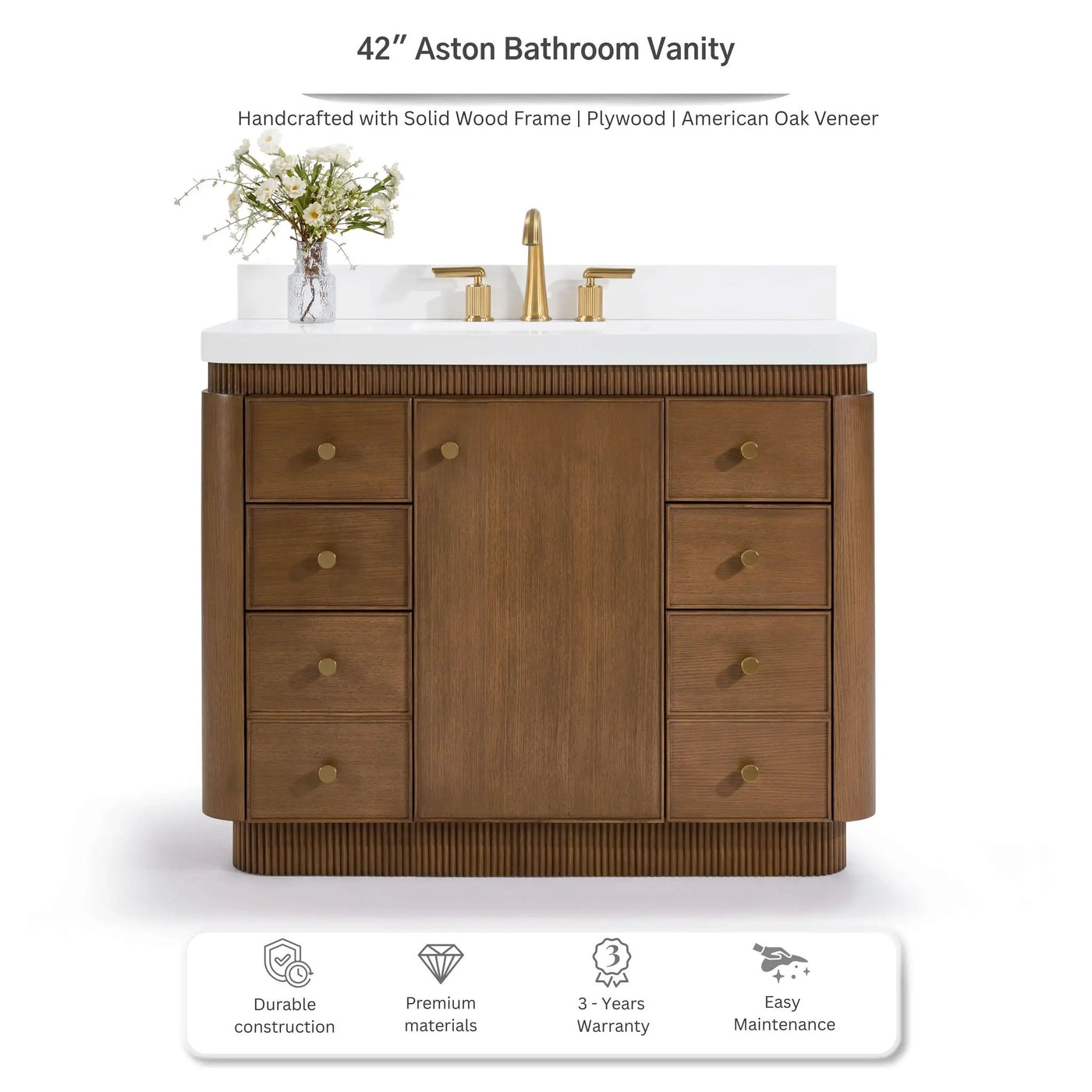 Aston 42" Bath Vanity Set by Ancerre Designs