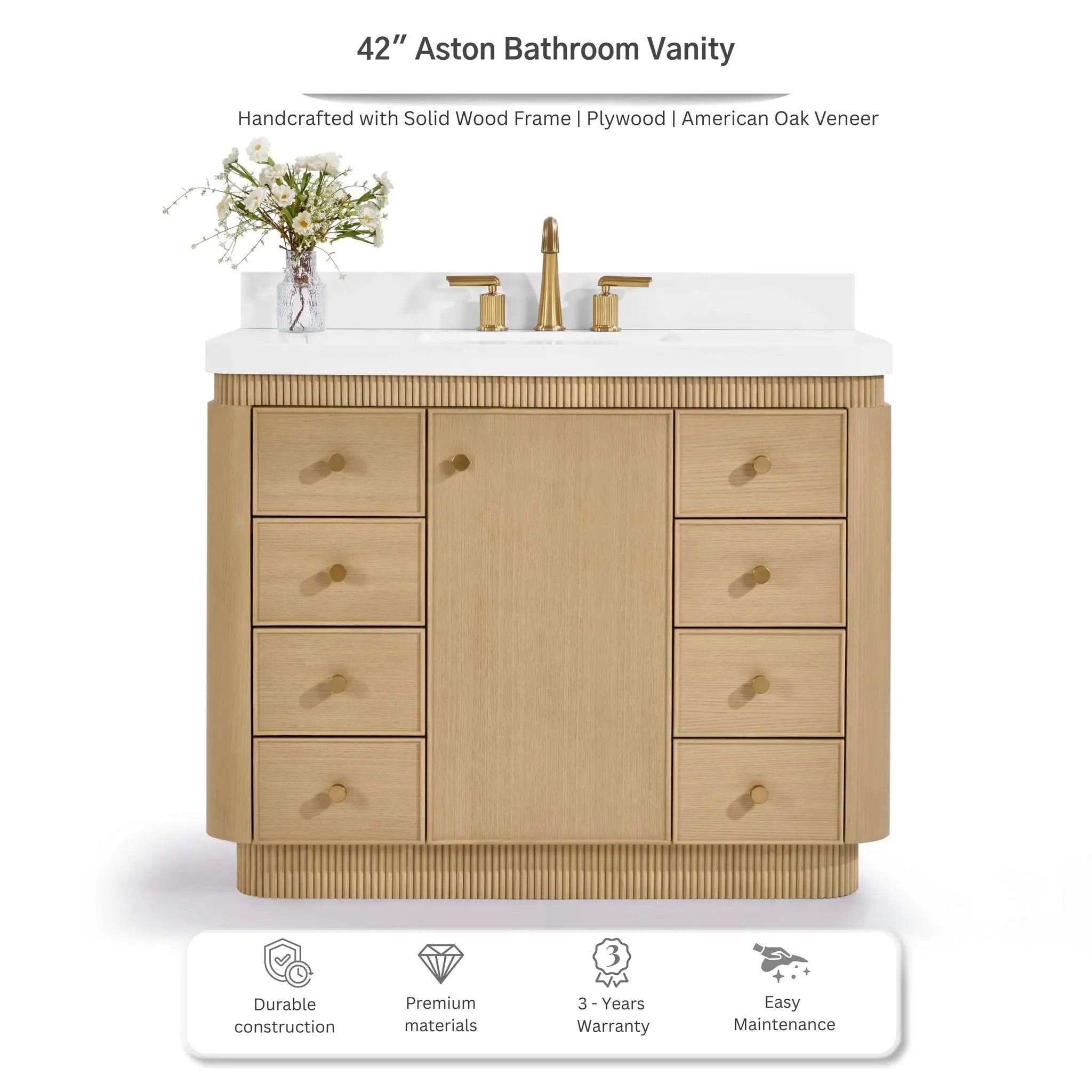 Aston 42" Bath Vanity Set by Ancerre Designs