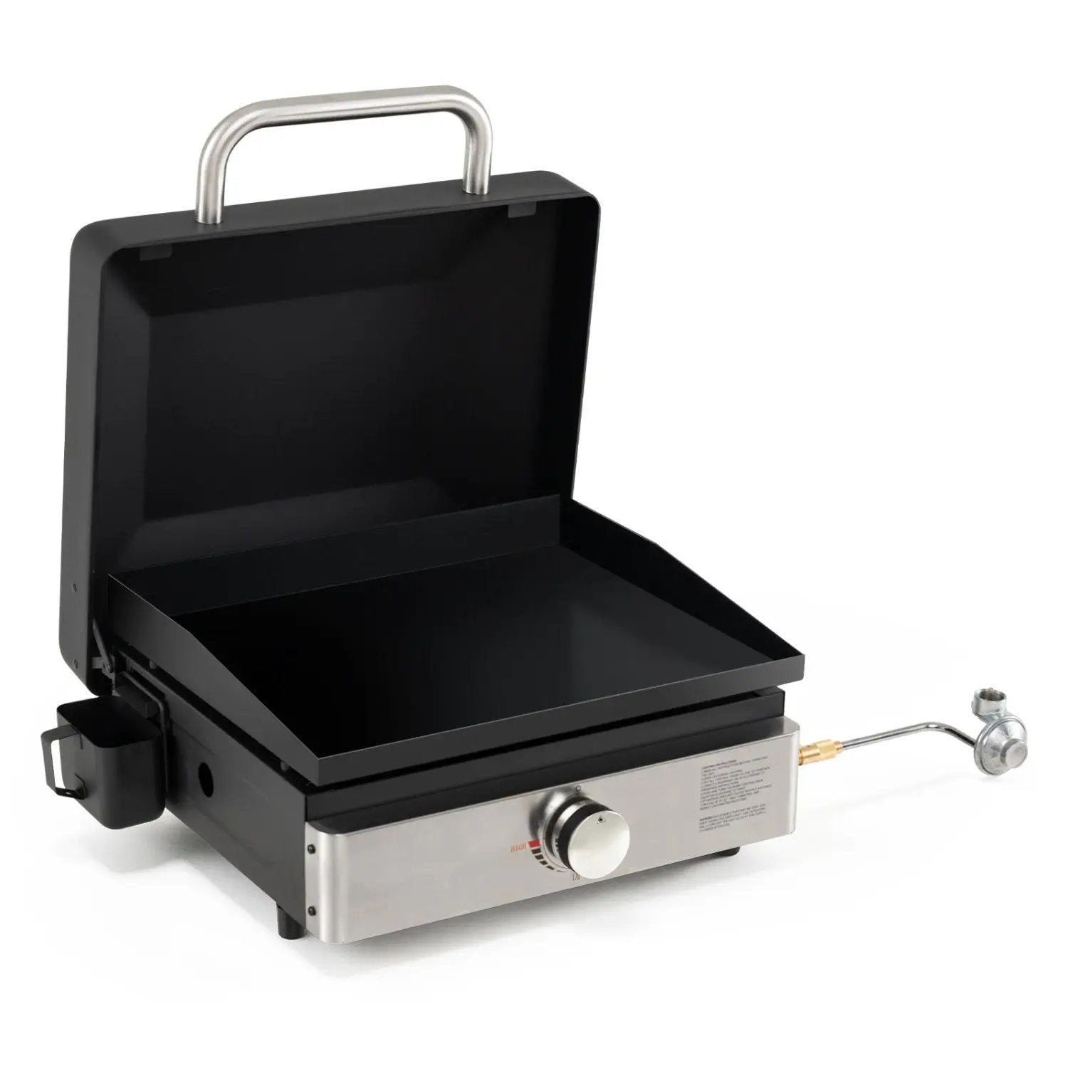 Portable Gas Griddle 1-Burner with Ceramic Non-Stick Plate by DirectDeals