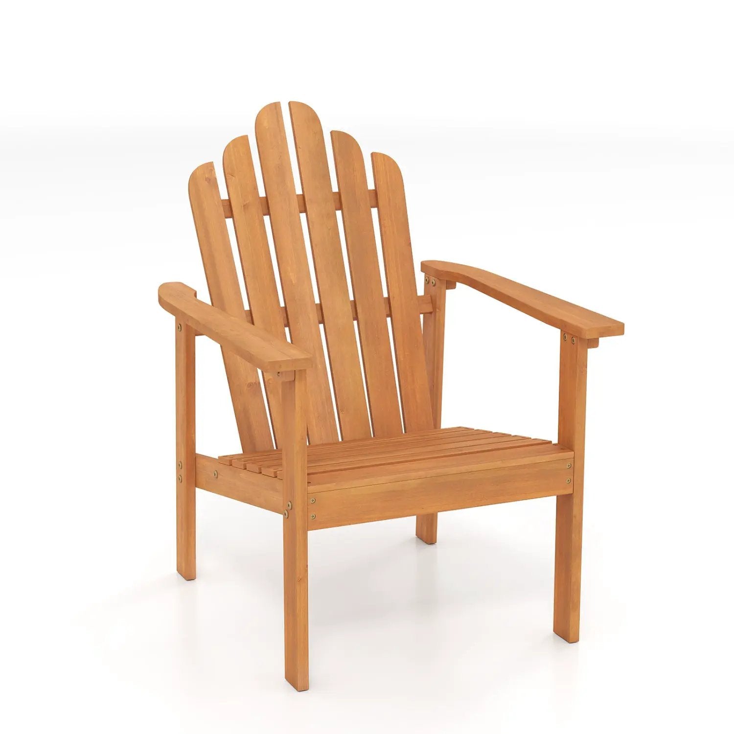 Stackable Adirondack Chairs - Solid Acacia Wood (2-Pack) by DirectDeals