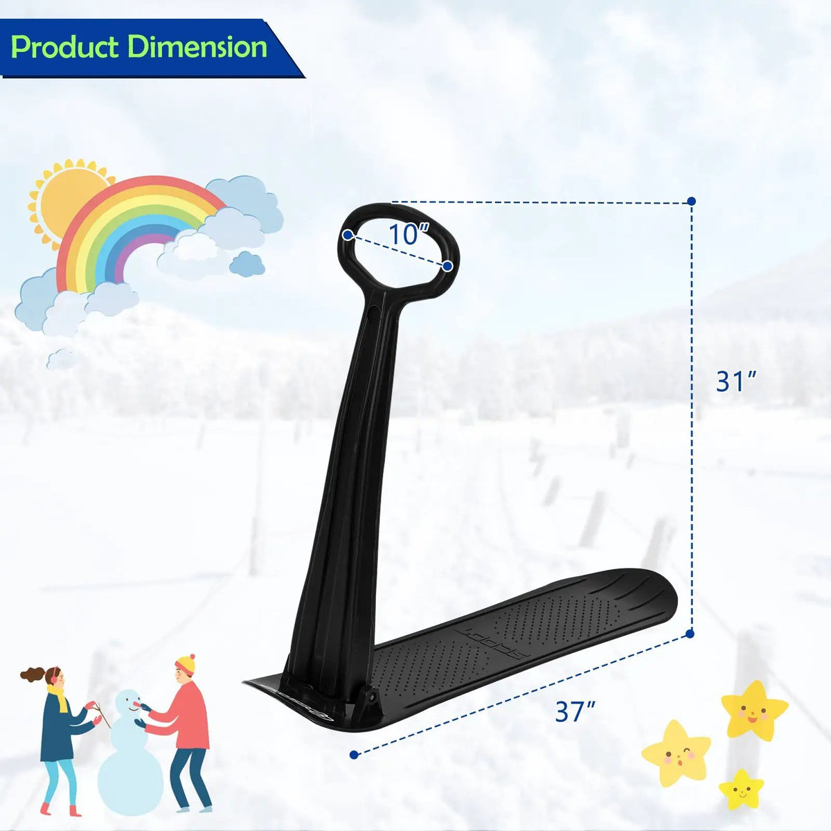 1-Rider Snow Scooter with Grip Handle, photo 11 of 24