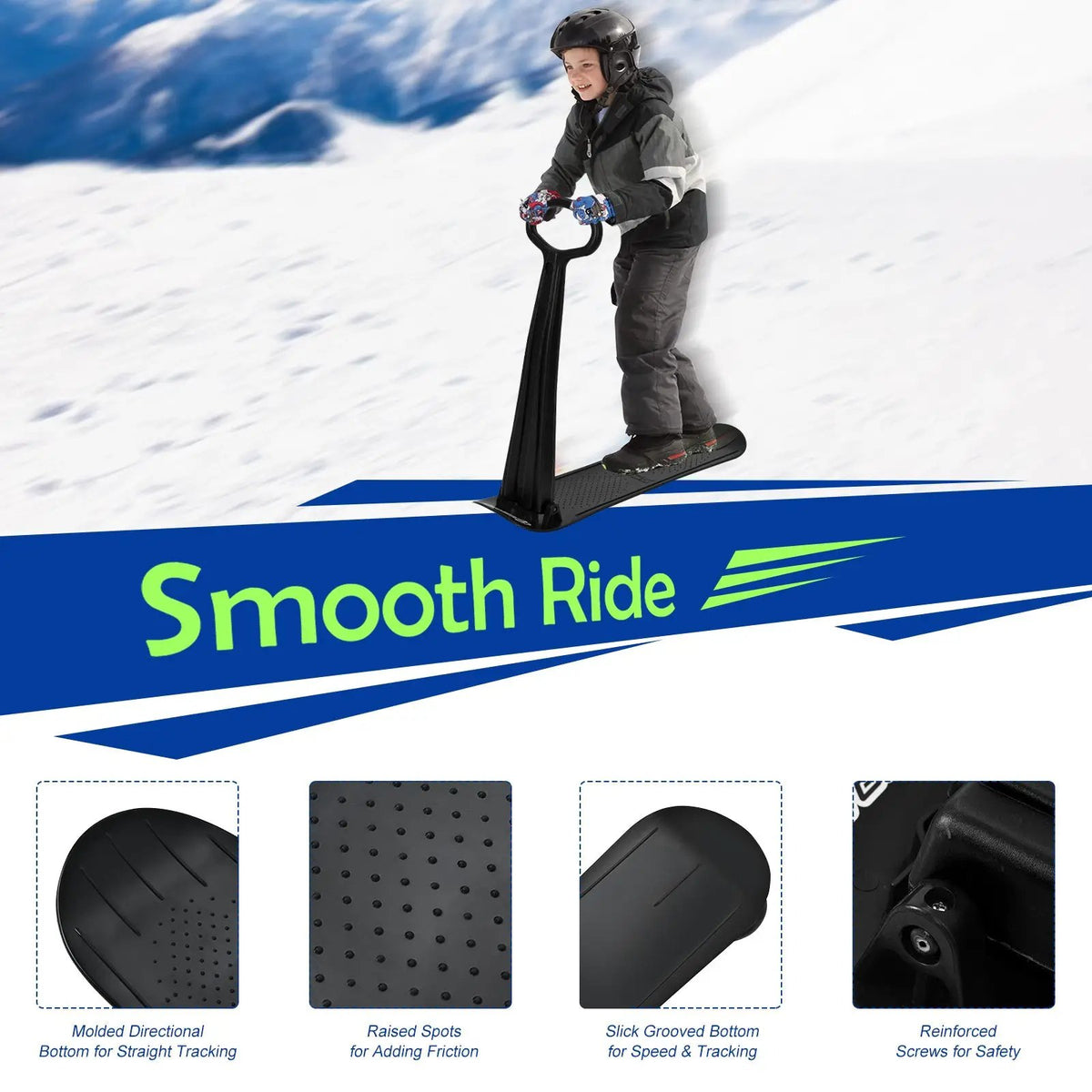 1-Rider Snow Scooter with Grip Handle, photo 21 of 24