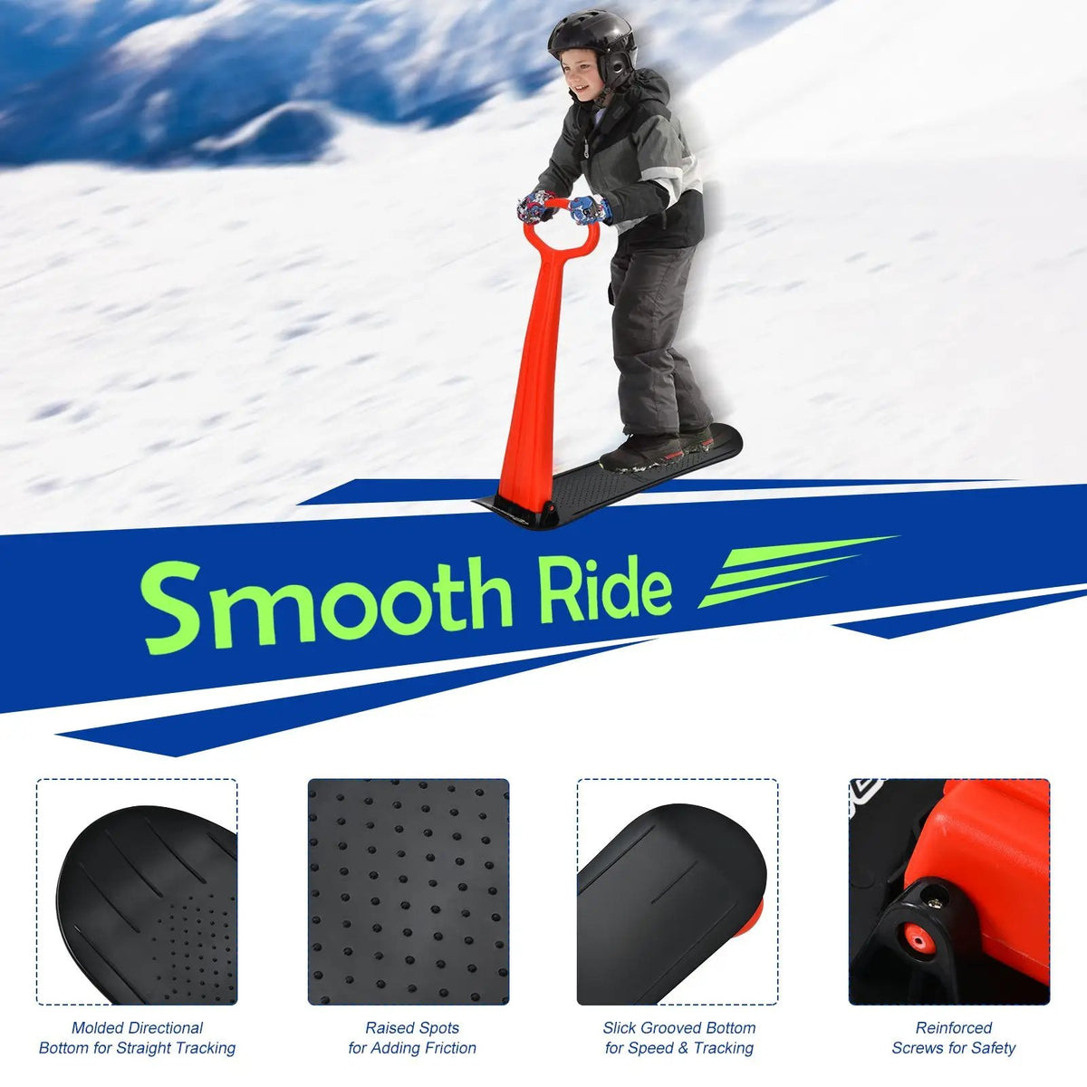 1-Rider Snow Scooter with Grip Handle, photo 15 of 24