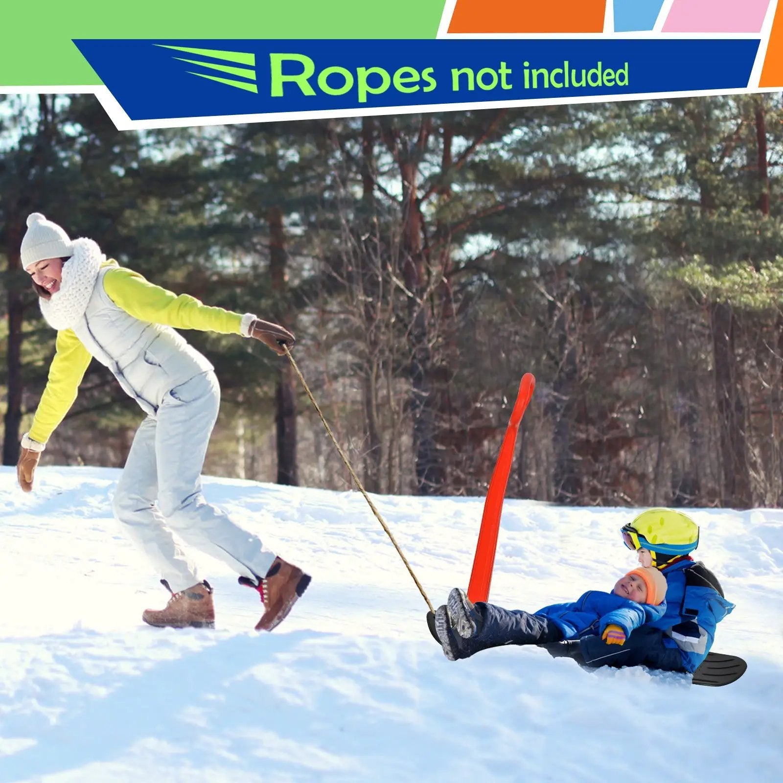 1-Rider Snow Scooter with Grip Handle by DirectDeals