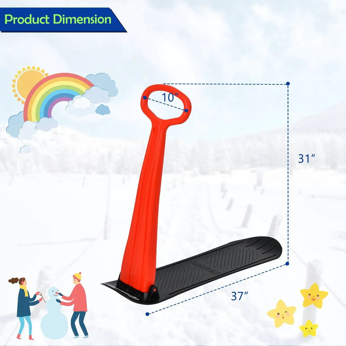 1-Rider Snow Scooter with Grip Handle, photo 10 of 24