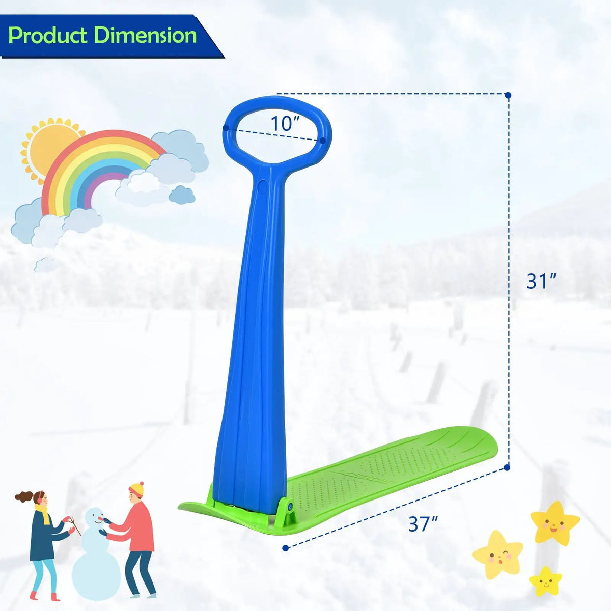 1-Rider Snow Scooter with Grip Handle, photo 12 of 24