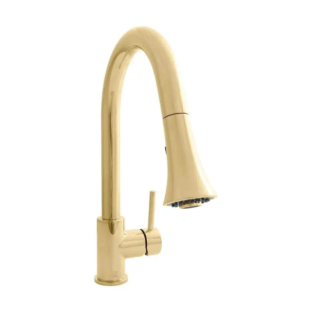 ZLINE Edison Kitchen Faucet, EDS-KF-PG by Farmhouse Kitchen and Bath