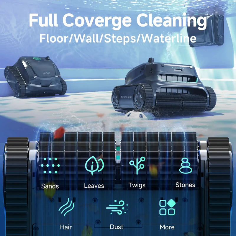 WYBOT S2 High-end Cordless Robotic Pool Cleaner by WYBOT