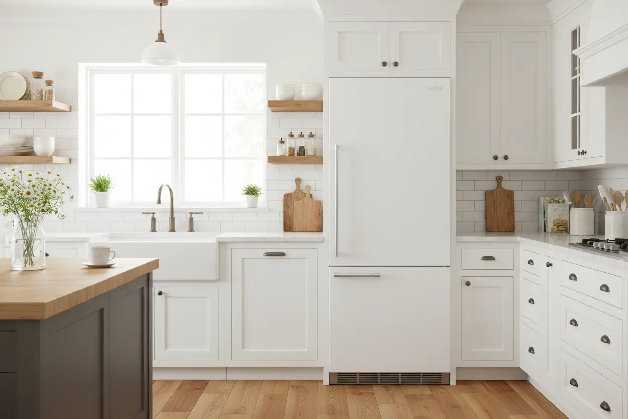 Kucht 18" Built-In Panel Ready Freezer Column KR180TF by Farmhouse Kitchen and Bath