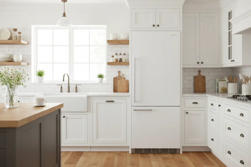 Kucht 18" Built-In Panel Ready Freezer Column KR180TF by Farmhouse Kitchen and Bath
