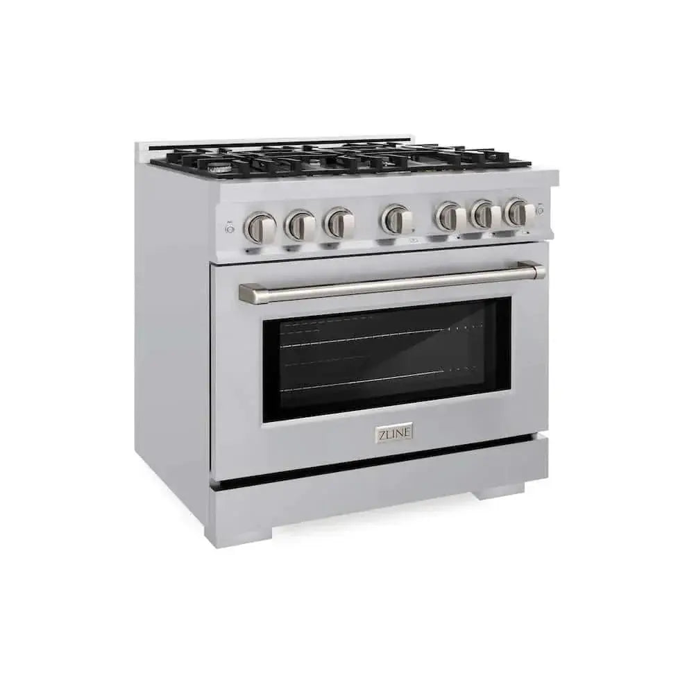 ZLINE 36" Select Gas Range Convection Gas Oven Stainless Steel HGR36 by Farmhouse Kitchen and Bath