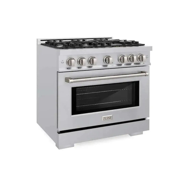 ZLINE 36" Select Gas Range Convection Gas Oven Stainless Steel HGR36 by Farmhouse Kitchen and Bath