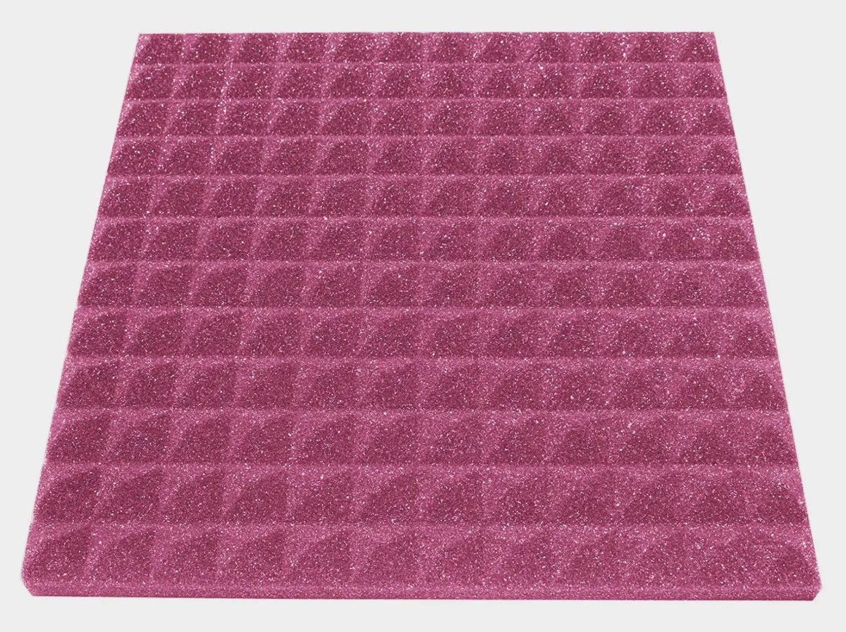 1 Inch Acoustic Foam Pyramid Style Panels - 13 Color Options, photo 8 of 53