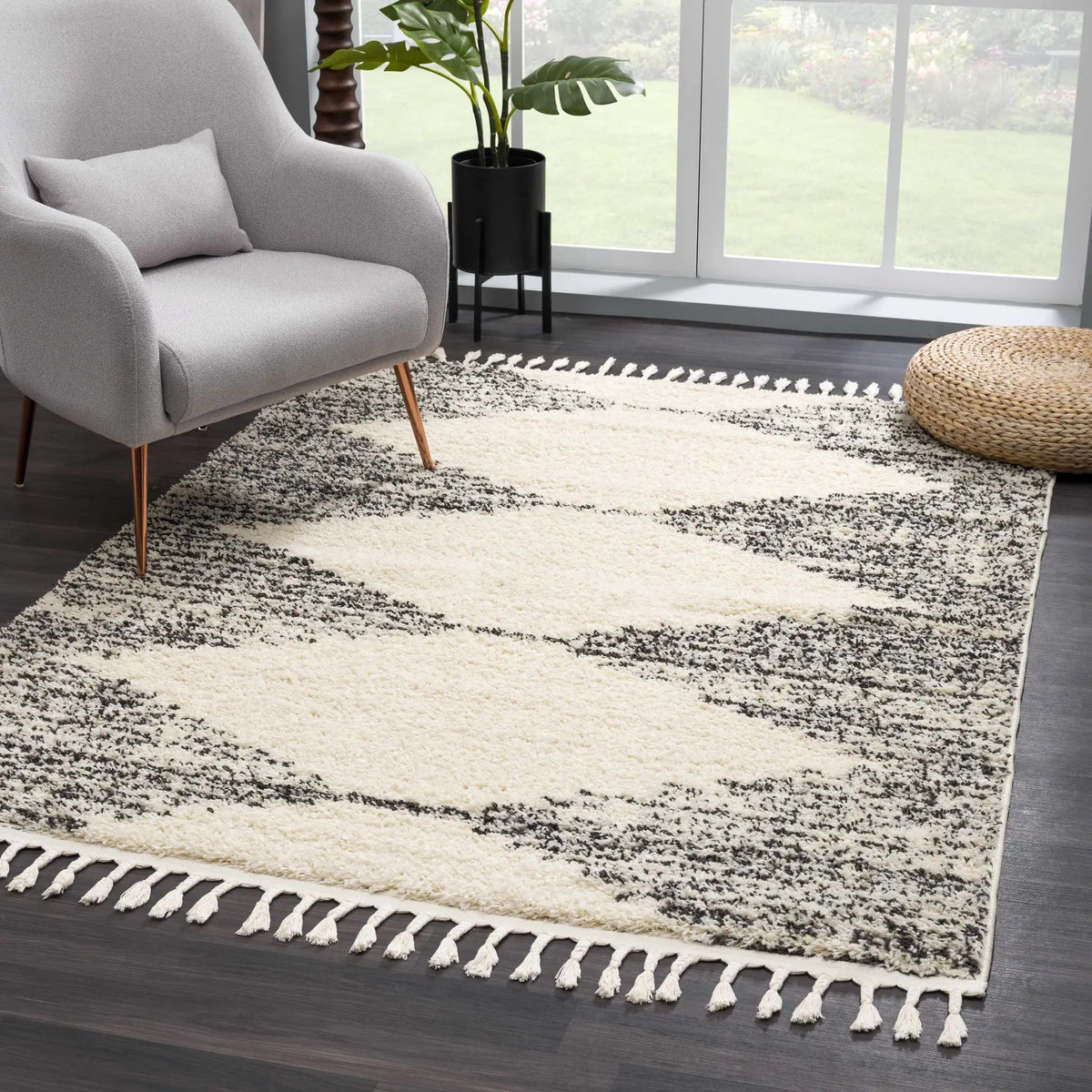 Howth Area Rug, installed in a room