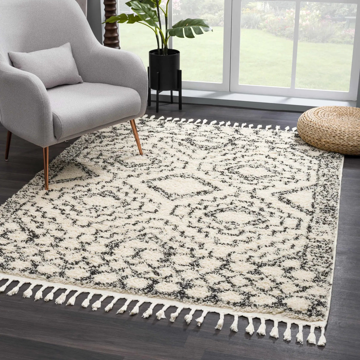 Buan Area Rug - Clearance, installed in a room