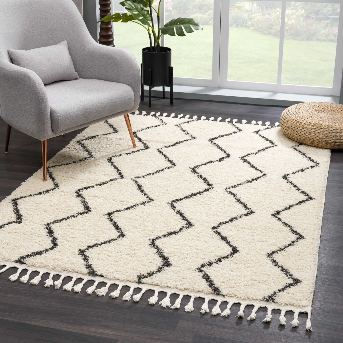 West End Plush Area Rug, installed in a room 2