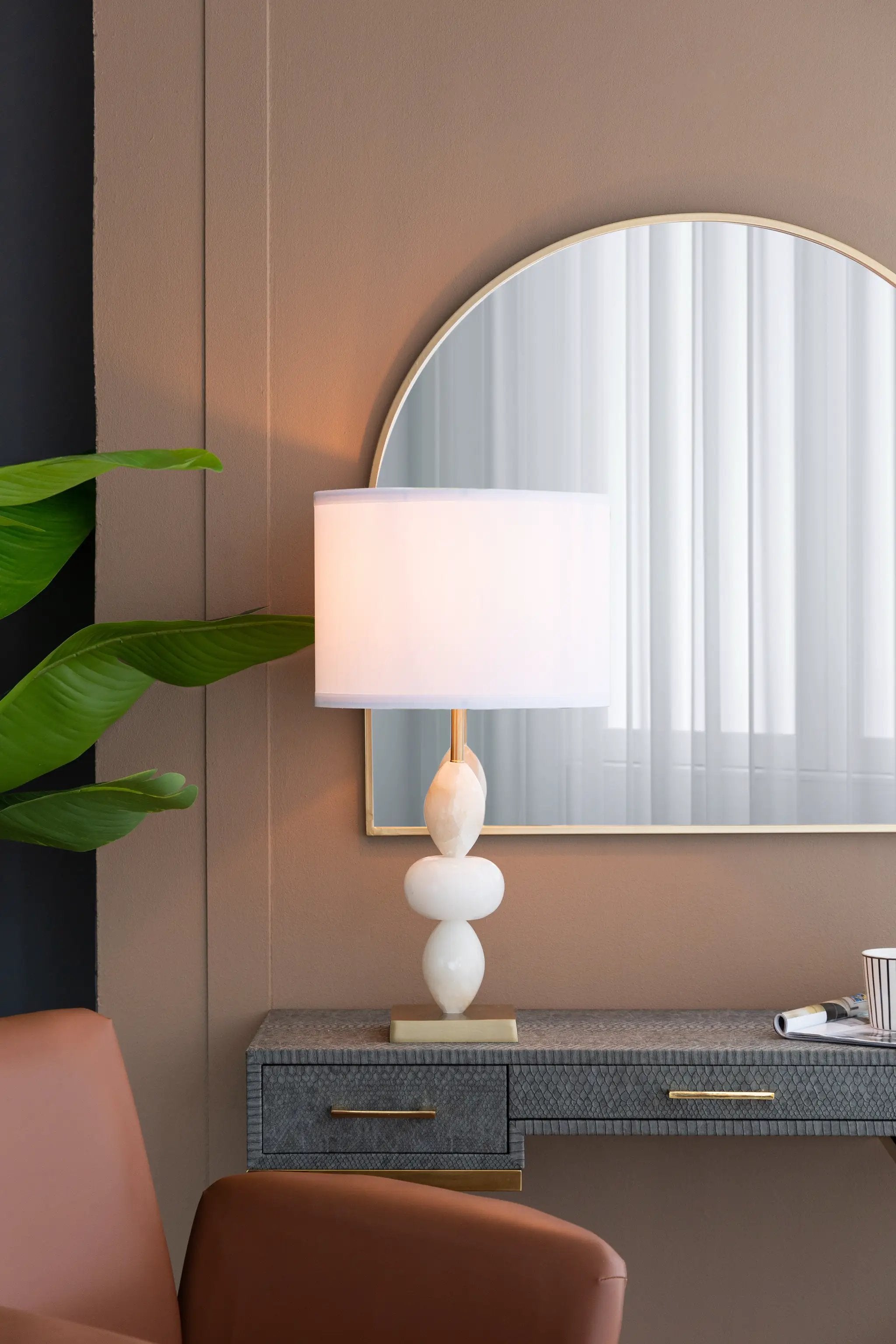 D14x26.3" Table Lamp by HouseOfZazla