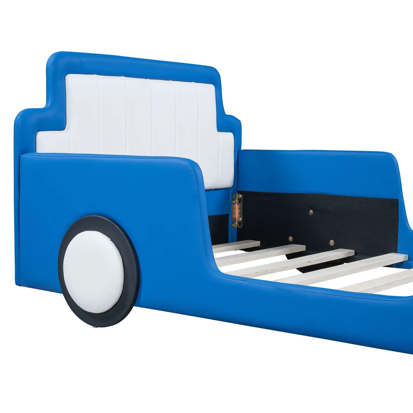 Race Car Shaped Platform Bed With Wheels by Unique Piece Furniture