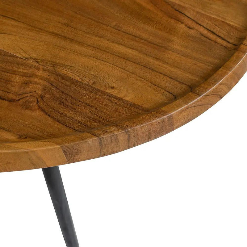 Oval Coffee Table - Brown by HouseOfZazla
