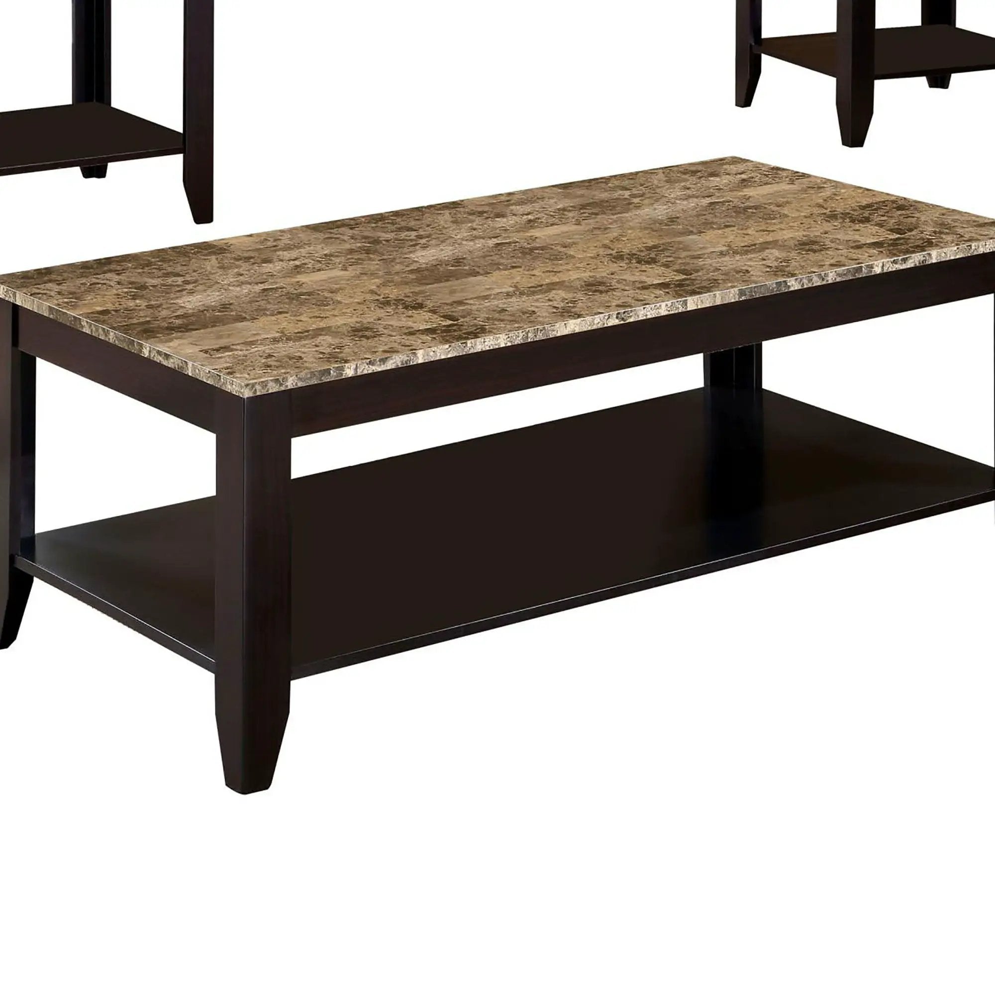 Occasional - Set, 3 Piece Living Room Table Set - Brown by HouseOfZazla
