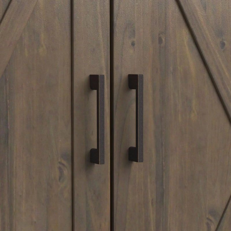Ela - Medium Storage Cabinet - Smoky Brown by Unique Piece Furniture