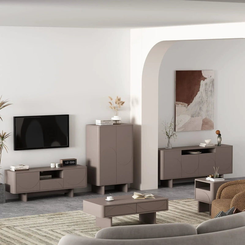 Ella - TV Stand With Adjustable Shelves by HouseOfZazla