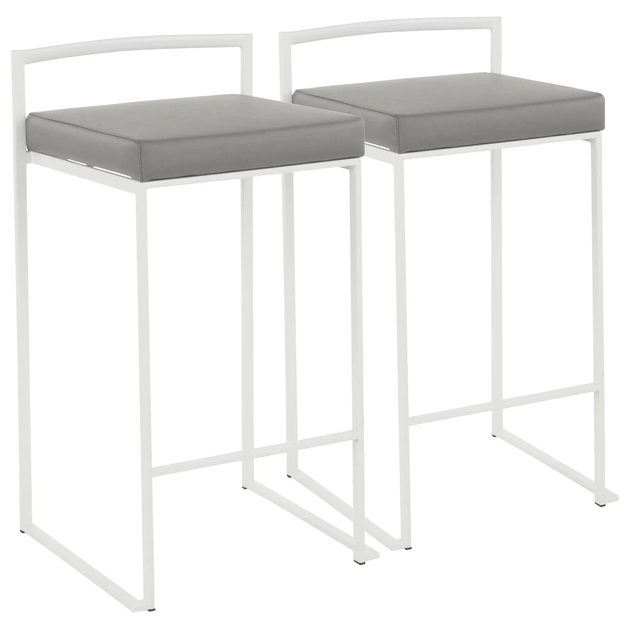 Fuji - Simple Elegance, Contemporary Stackable Counter Stool by HouseOfZazla
