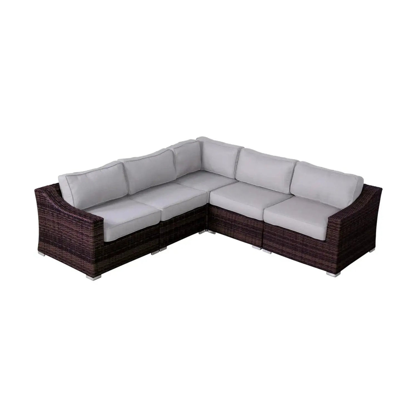 Outdoor Wicker Sofa Seating Group With Cushions by Unique Piece Furniture