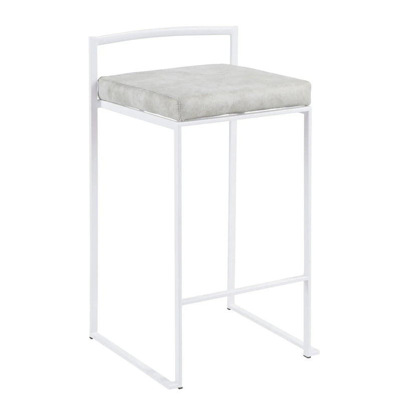 Fuji - Simple Elegance, Contemporary Stackable Counter Stool by HouseOfZazla