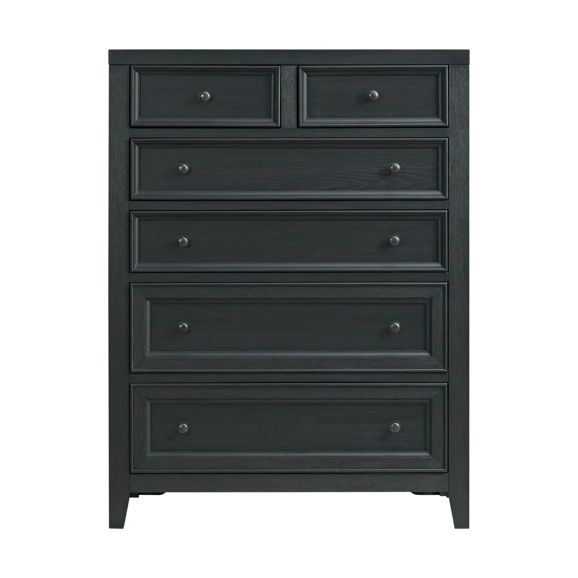 6 Drawer Chest With Knobs And Smooth Slides by HouseOfZazla