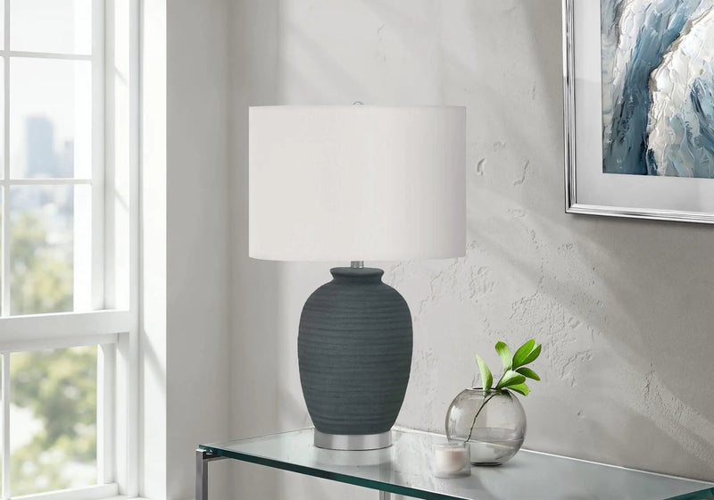 Lighting, Table Lamp, Ceramic, Contemporary - Blue by Unique Piece Furniture