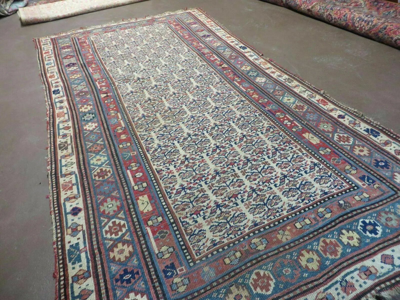 5' X 9' Antique Handmade Caucasian Kuba Wool Rug Veg Dye Runner Nice by Jewel Rugs