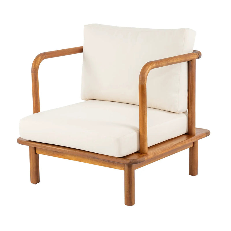 Canape Acacia Club Chair with Water-Repellent Cushion by HouseOfZazla